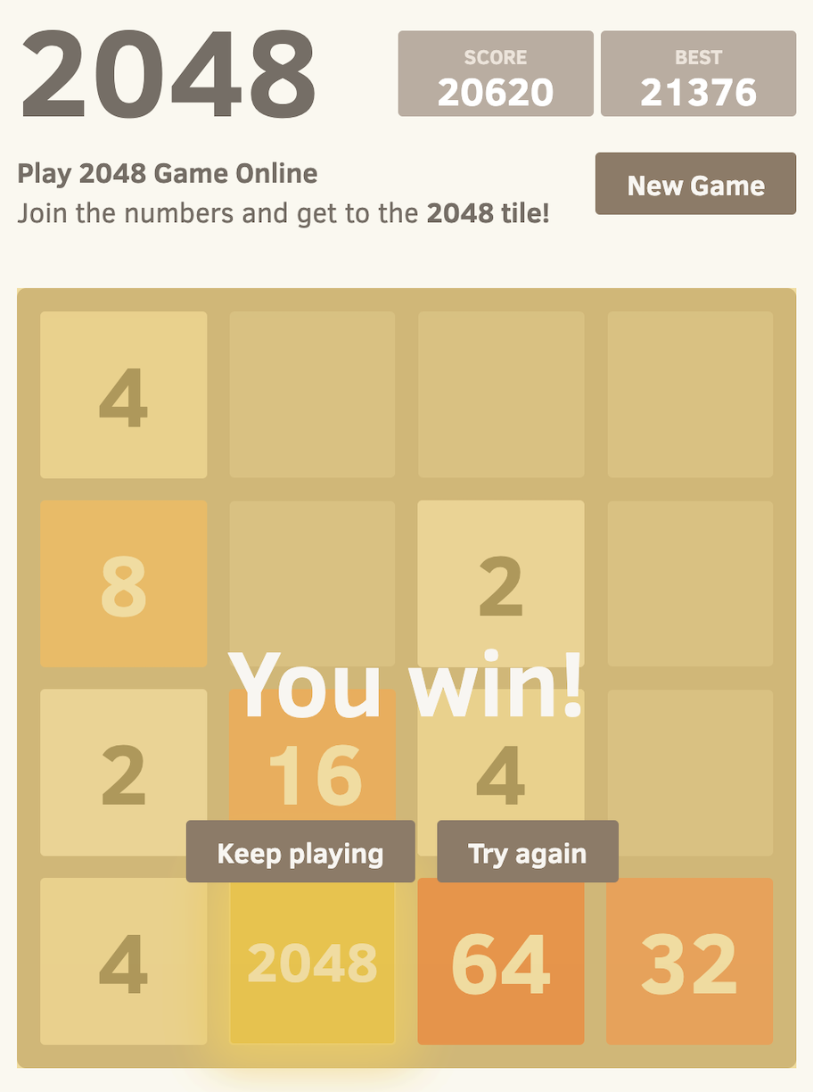 How I created a 2048 bot